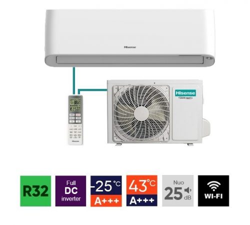 Mono-split sistemų Hisense Energy Pro + oro kondicionierius